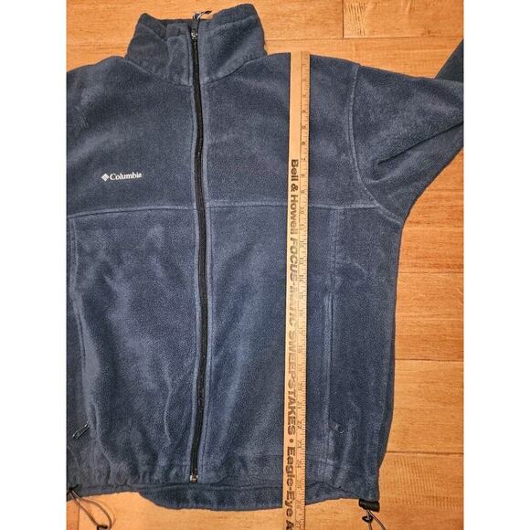 Columbia Steens Mountain Fleece Jacket Mens Large Blue Full Zip Outdoor Hiking - Picture 9 of 11